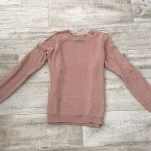 FOREVER 21 pink knit sweater
